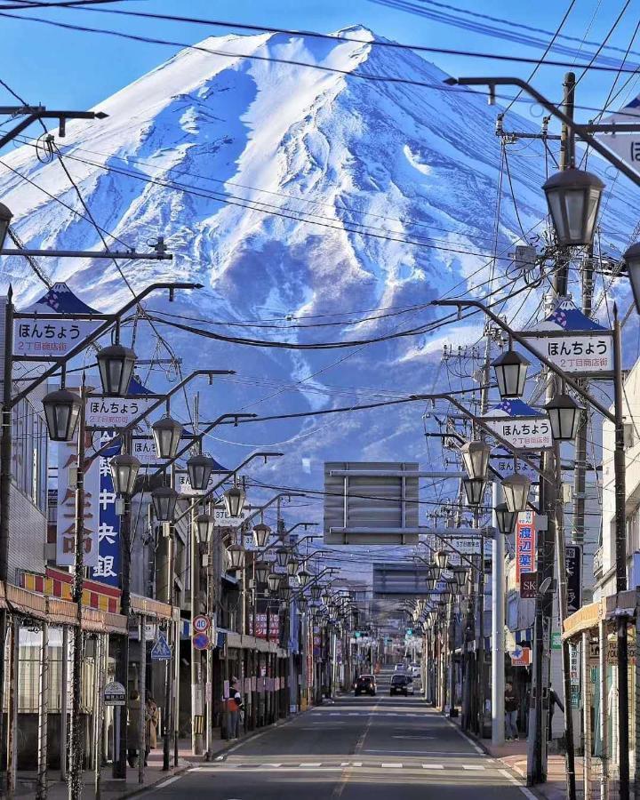 安野月江苑 Anno Gekkouen Fuji Villa Fujiyoshida Exteriör bild